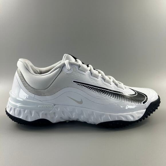 Nike Shoes - Nike Alpha Huarache Elite 4 Turf Women Size 6.5 White Black Softball Shoes NEW